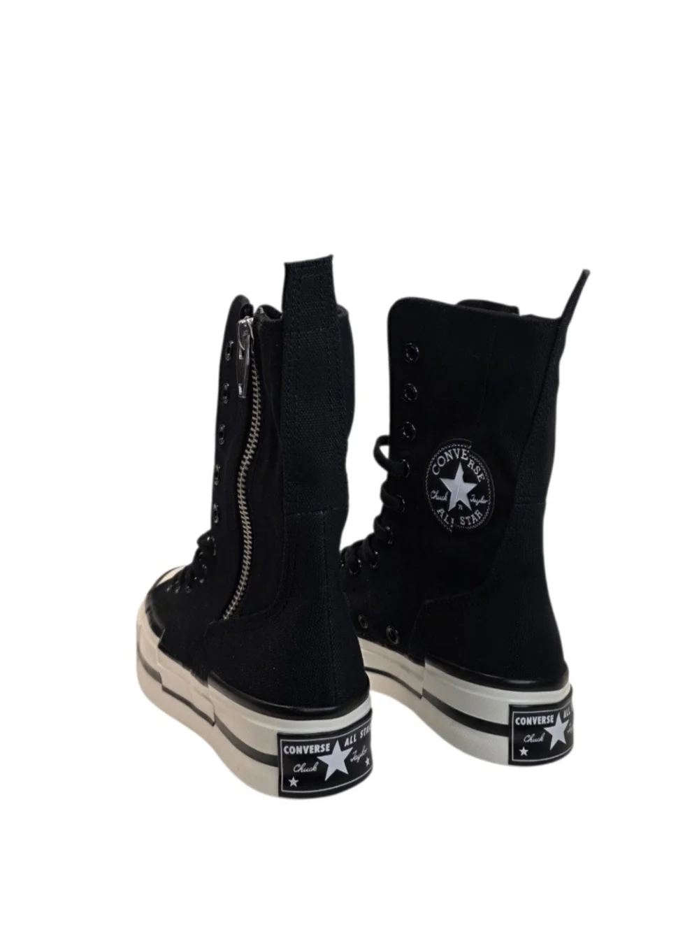 New Converse Chuck 70 Plus X-Hi High Top Black Platform Sneakers Boots Women 7